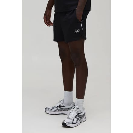 Racer Short Met Contrasterende Trekkoord | Black | Size Medium