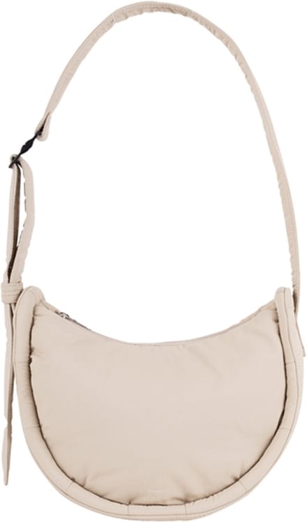Sandqvist Curve Half Moon Bag S - Schoudertas 26 cm (beige)