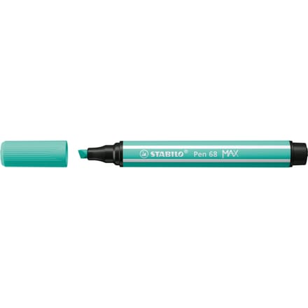 STABILO Pen 68 MAX - Viltstift Met Dikke Beitelpunt - IJsgroen