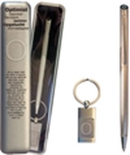 Pen en sleutelhanger giftset letter O