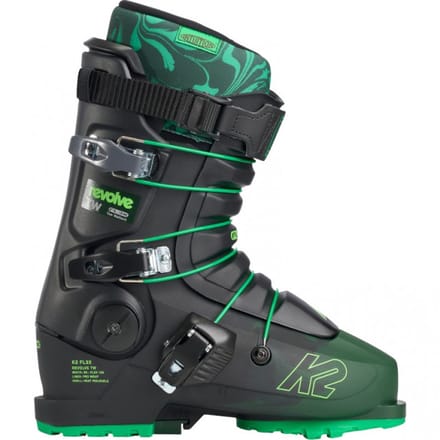 K2 Revolve TW, skischoenen, heren, zwart/groen
