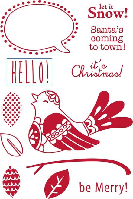 Stempel - Claer stamp - Marianne Design - Eline's Scandinavian Bird