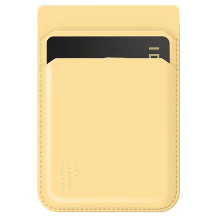 iDeal of Sweden MagSafe Magnetische kaarthouder - Soft Lemon