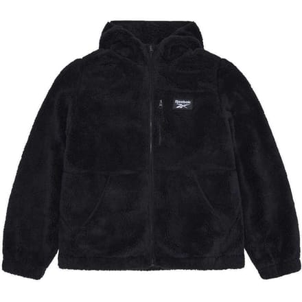 Reebok Dames Double Monkey Fleece Jacket (Zwart)