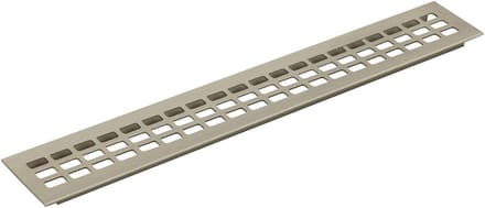 Ventilatierooster 600x60 mm RVS-look Installeerbaar Paneel