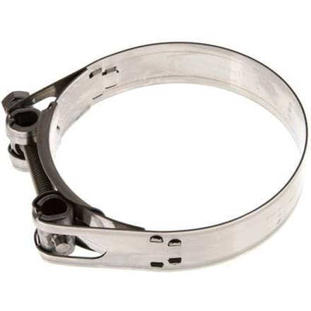 97 - 104 mm Slangklem van Rvs 304 met een 25 mm band - Norma