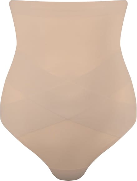 Magic Extra sterke hoge corrigerende string - Ultra Sexy Hi-thong - Shapewear - Cappuccino / S
