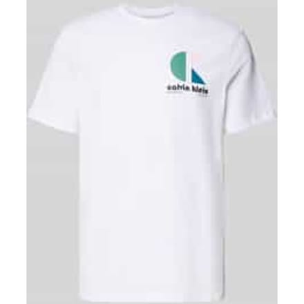 T-shirt met labelprint