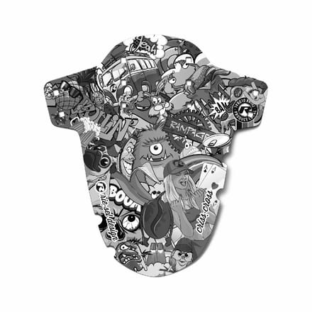 Spatborden Riesel Design Criss Cross stickerbomb eyecatcher