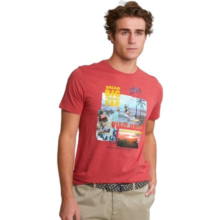 River Woods Normal Fit Basic T-shirt Short Sleeves Scarlet Mix Taglia: M | T-shirt stampate Outlet | Uomo | Rosso