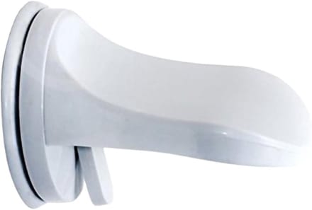 Douche Voetsteun - Scheerhulp Pedaal - Comfortabel Scheren - Boorvrije Installatie - 15 x 11.5 cm - Wit