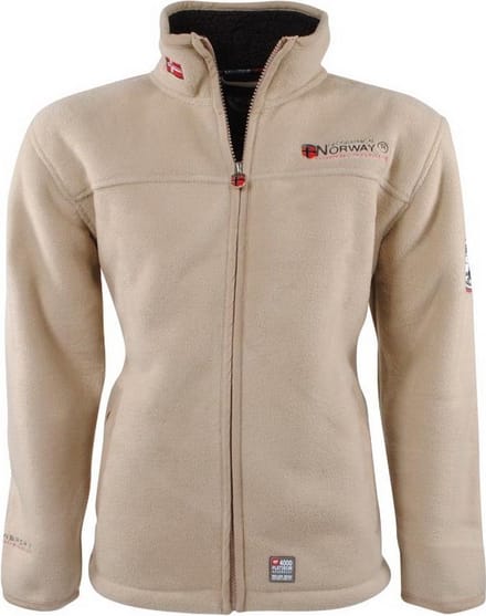 Geographical Norway - Heren Fleece Vest - Teddy Gevoerd - Ubolt - Beige