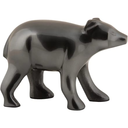 Present Time Ornament Bear - Grijs - 15x7x10.5cm - Scandinavisch - Aluminium