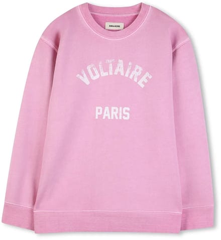 Zadig & Voltaire X60540 Sweatshirt Roze 6 Years Meisje