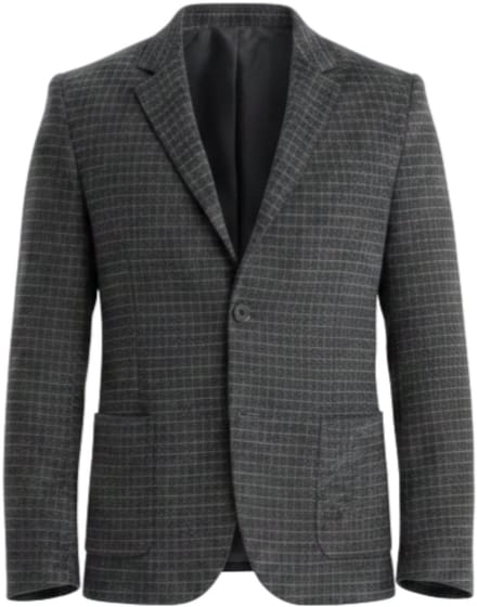 OMBRE Blazer - Regular Fit - Lange Mouw - Knopen Grafiet L