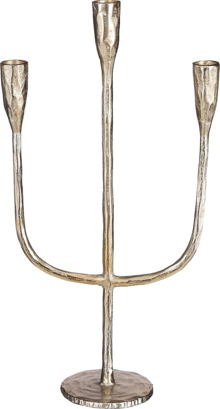 Stretto candelabra - L21 x W10 x H41 cm - Gold