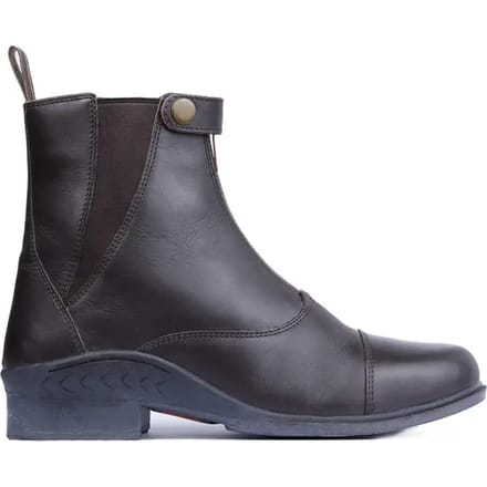 Horze Rose Lederen Jodphurs met Rits Vooraan, Dark Brown, 36