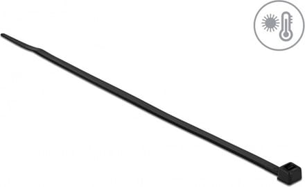 Kabelbind hittebestendig l 200 x w 4,8 mm zwart 100 stuks