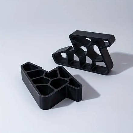 Set van 2 stuks - Raam- en balkon deurstopper - zwart
