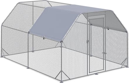 PawHut Hühnerstall mit Sonnenschutzdach D51-373V01