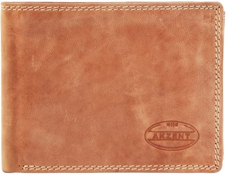 AKZENT Herenportemonnee horizontaal echt leer Hamid Akzent portemonnee van echt leer