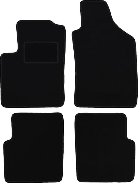 Zwarte veloursmatten voor: Lancia Ypsilon III hatchback (2011-)