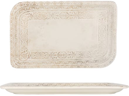 By Bone Serveerschaal - Antico - Porselein - 30x17.5 cm - set van 2