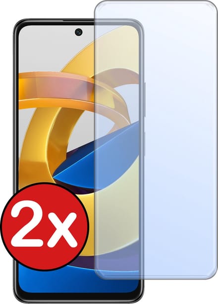 Screenprotector - 2 Stuks - Geschikt voor Xiaomi Poco M4 Pro 5G - Extra Sterk - Beschermglas - Gehard Glas - Tempered Glass - Screen Protector