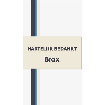 BRAX Unisex  DIGITALE CADEAUBON, hartelijk bedankt, maat