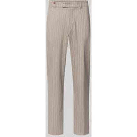 Broek met labeldetail model 'Orlando'