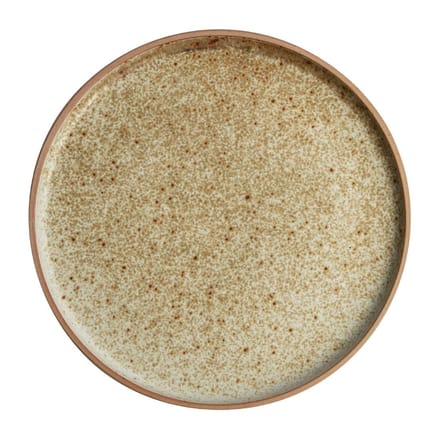 Olympia Canvas platte ronde borden crème 25cm (6 stuks)