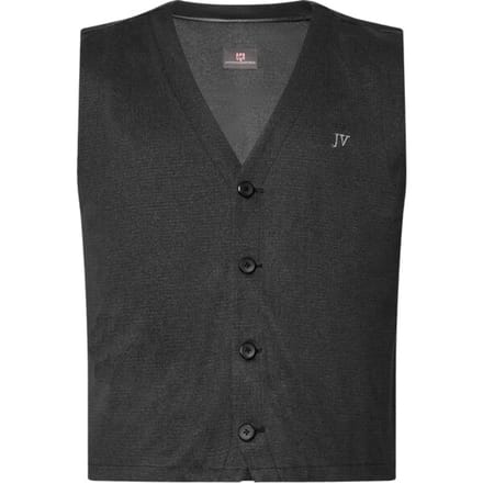 Jan Vanderstorm herren Bodywarmer - 62 - zwart - Plus Size