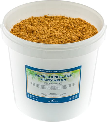 Kuusi Scrub Fruity Melon 10 liter - Hydraterende Lichaamsscrub