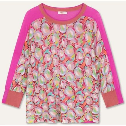 Oilily Kings Mantle Trui- maatL Fuchsia Roze