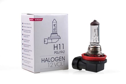 M-Tech H11 12V 55W – Basic halogeenlamp – 1 stuk – standaard fitting