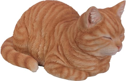 Dromende kat 17x19x34cm - Tuinbeeld - Dierenbeeld