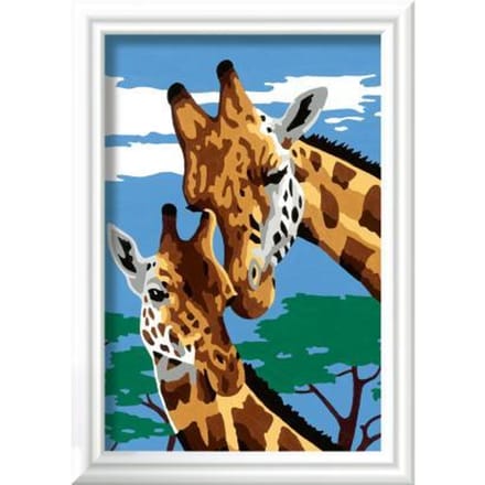 Ravensburger CreArt Cute Giraffes - Schilderen op nummer voor kinderen