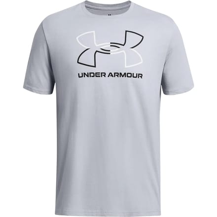 Under Armour UA GL FOUNDATION UPDATE SS-GRY Heren Sportshirt - Mod Grijs Medium Heather - Wit - Zwart