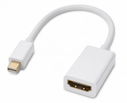 Mini DisplayPort naar HDMI Adapter – Thunderbolt naar HDMI – Geschikt voor MacBook, iMac, Mac Mini en Surface – Full HD 1080P – Wit