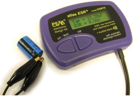 Capaciteitsmeter ESR - Component Tester - Elektronica Reparatie - In-Circuit Meting - 10mOhm - 40 Ohm - Paars