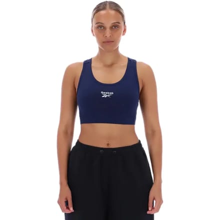 Reebok Classics Piper Scoop Small Logo Sportbeha Blauw XL / Regular Vrouw