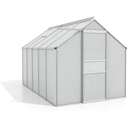 Vitavia Tuinkas Kit Comet 6200 - Polycarbonaat - 4mm - 6,26m² - 321x195x197cm - Aluminium