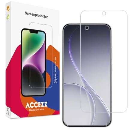 Accezz Screen Protector - Geschikt voor Oppo Reno15 Pro (5G) - Gehard Glas Screenprotector