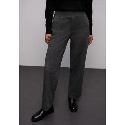 Rechte legging jacquard broek