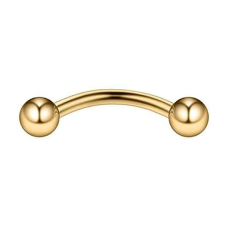Goud - Wenkbrauw / Lip / Oor Piercing