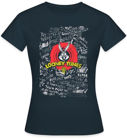 Looney Tunes Scribbles T-Shirt Dames