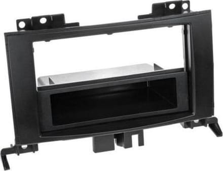 2-DIN frame met bakje MB Sprinter VW Crafter 2006 Zwart