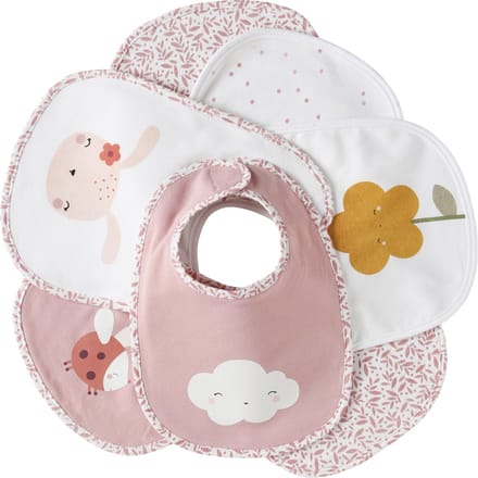 Vertbaudet Set van 7 babyslabbetjes