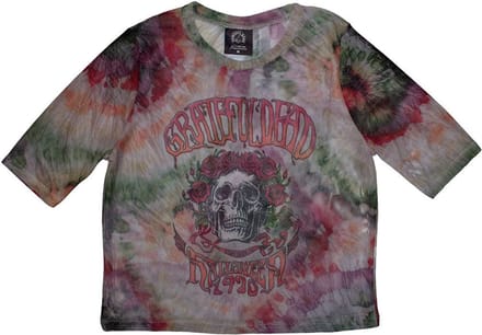 Grateful Dead - Stony Brook Bertha Crop top - XXS - Wit