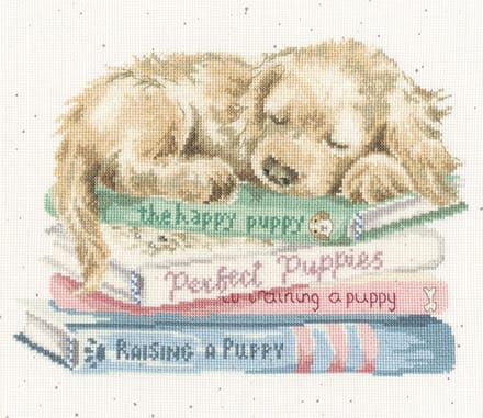 Borduurpakket Hannah Dale - A Pup's Life - Bothy Threads - XHD153